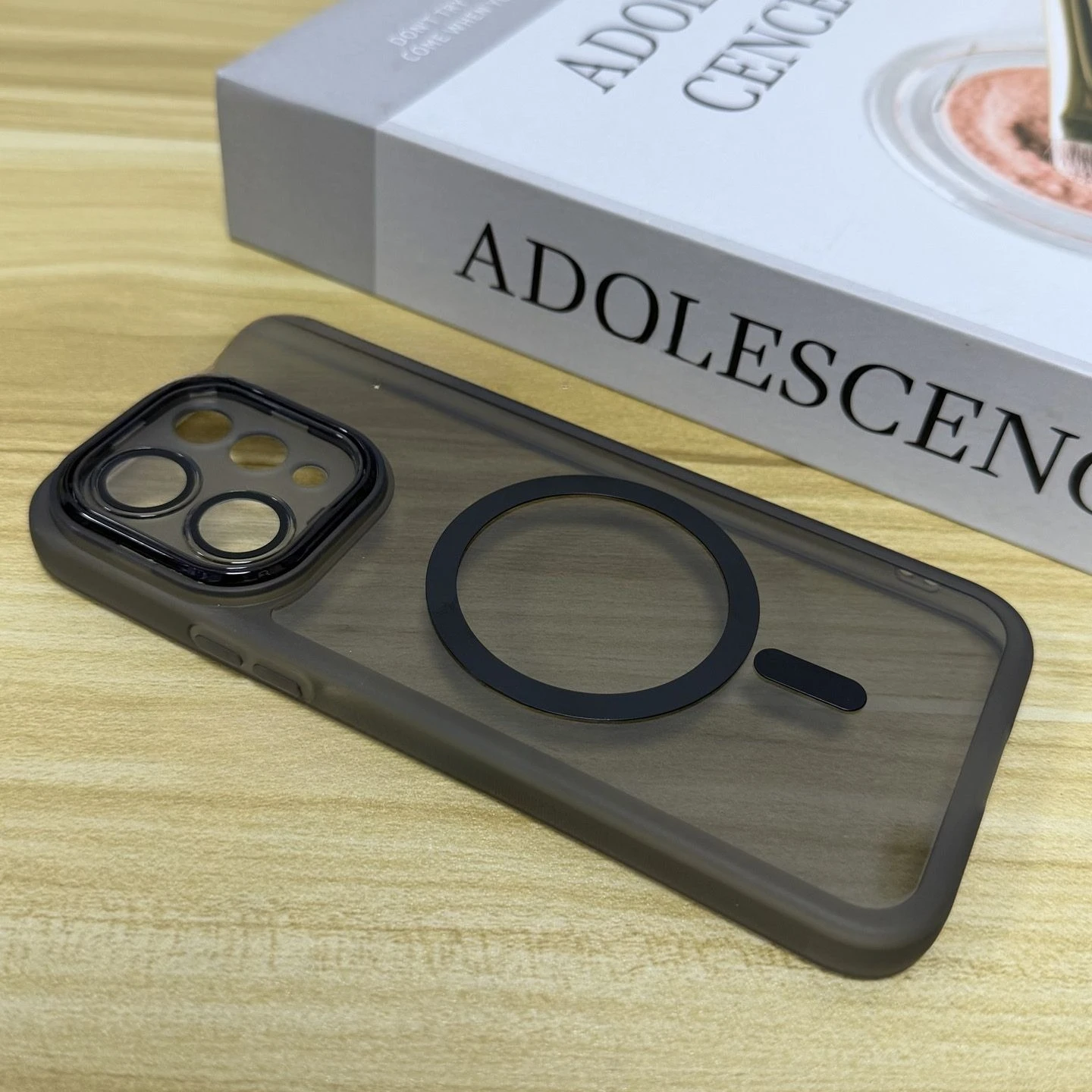 Enhanced Magnetic Transparent Anti-Yellowing Lens Protection TPU Case - Shockproof Bumper Cover