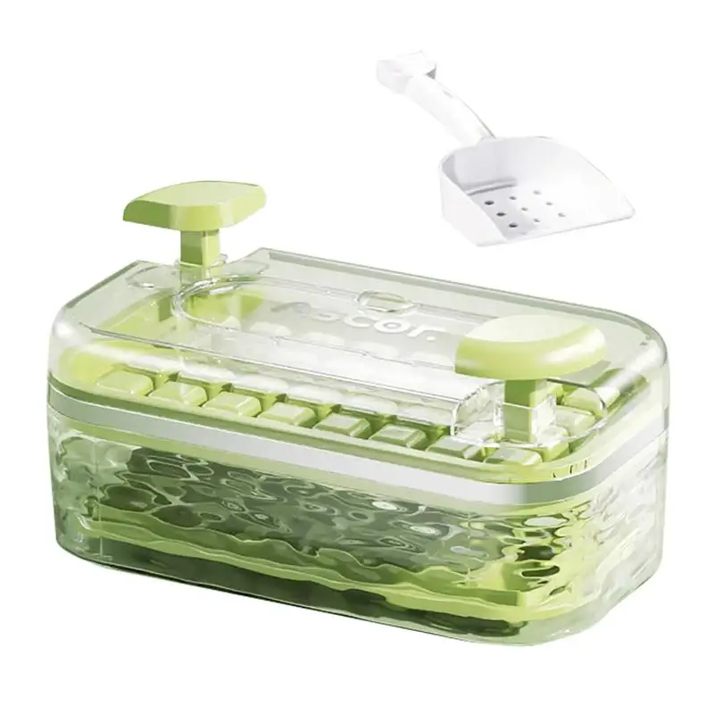 

Ice Tray For Freezer Ice Cube Hand Press Tray Quick Release Mold Summer Fruits Drinks Beverage Chilling Large Capacity Ice Maker
