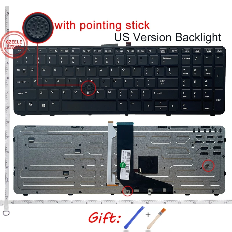 Hp 17 Inch Laptop Backlit Keyboard NEW English laptop backlit keyboard FOR HP for ZBOOK 15 G1 ZBOOK 15 G2