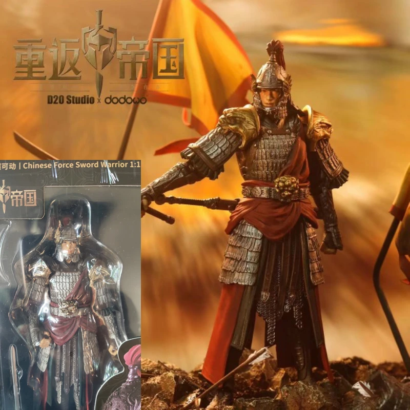 

[Spot] D20 Studio Xdodowo Return To The Empire Chinese Swordsman 1/12 Movable Doll Hand-made Model Toy Doll Soldier Anime