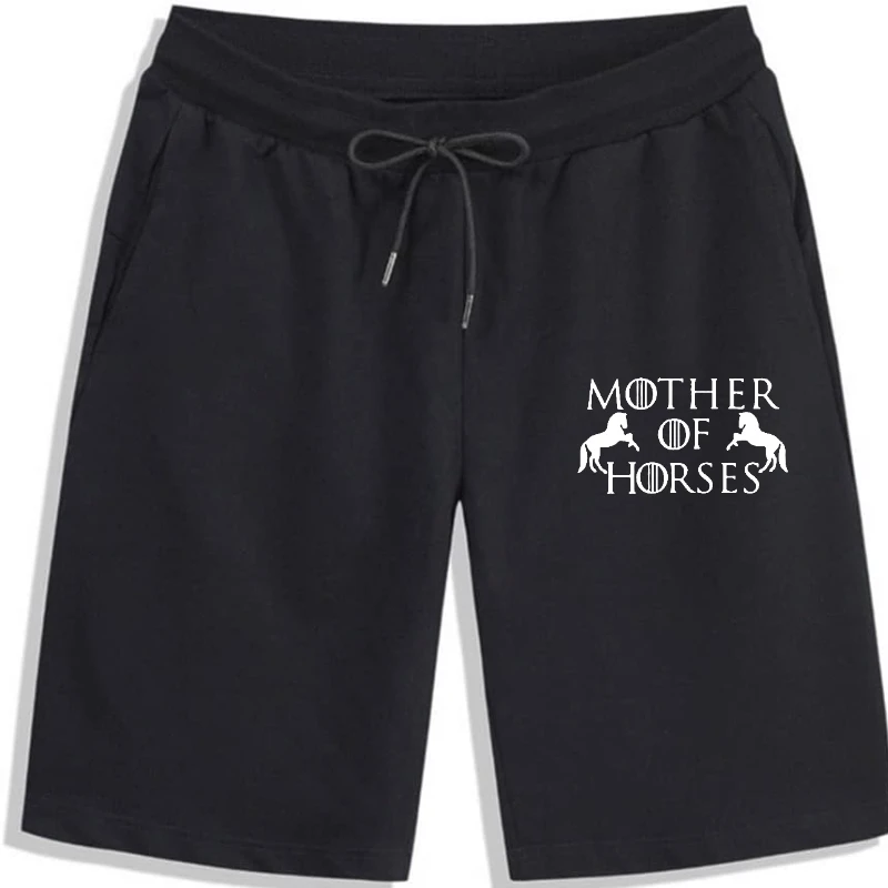 

New Mother of Horses men shorts Women Short Sleeve O-Neck Cotton Riding Horse Lover Men's shorts Girls Tee Tops Woman Clothing