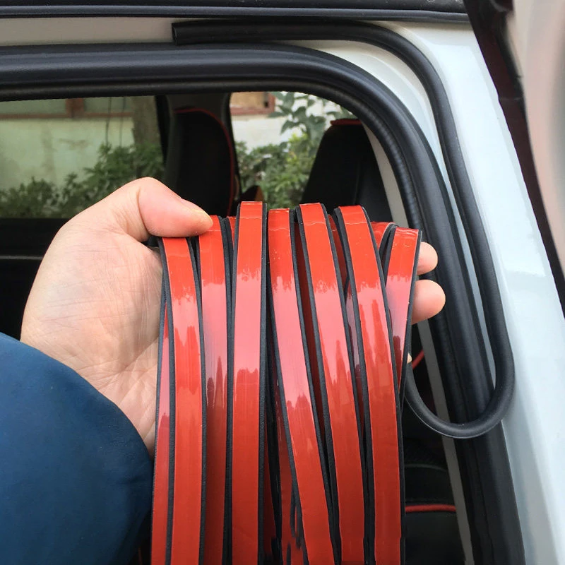 ドア成形ストリップ 4 ピース/セット車の外窓ゴムウェザーストリップ