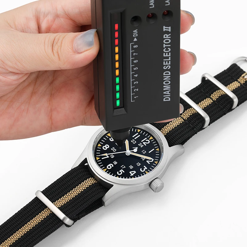 TACTICAL FROG Militado Orologio Pilota Uomo 39mm | Quarzo Giapponese Vetro Zaffiro Impermeabile 100m