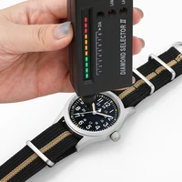 Militado ML05 montre Vintage VH31 balayage deuxième mouvement dôme cristal saphir avec revêtement AR haute transparence lumineux 38mm montres 5