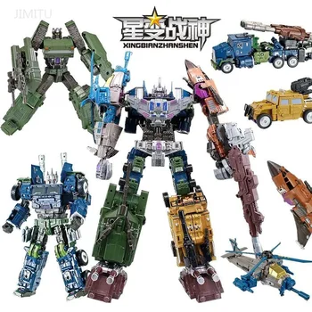 47cm Transformation oversize Bruticus Robot car Action Figures modello militare di aereo da carro armato