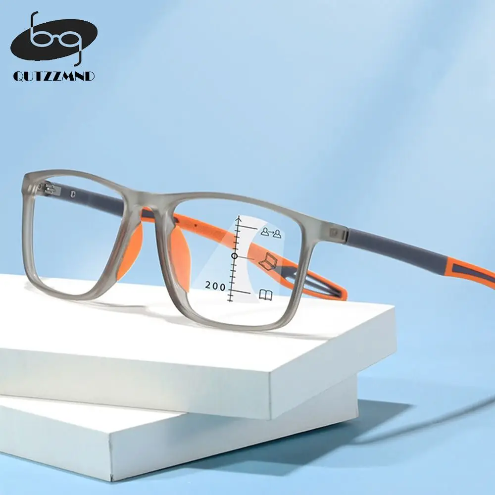 

TR90 Sports Progressive Multifocal Reading Glasses Women Men HD Anti-blue Light Near And Far Presbyopic Eyewear