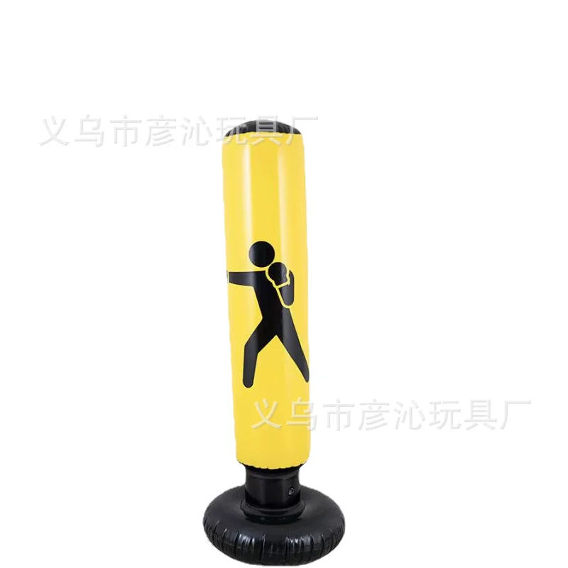 Adult Thickened Pu Fitness Inflatable Boxing Pillar Home Exercise Stress Relief Water Bag Non-Inverted Monkey Hand Gloves
