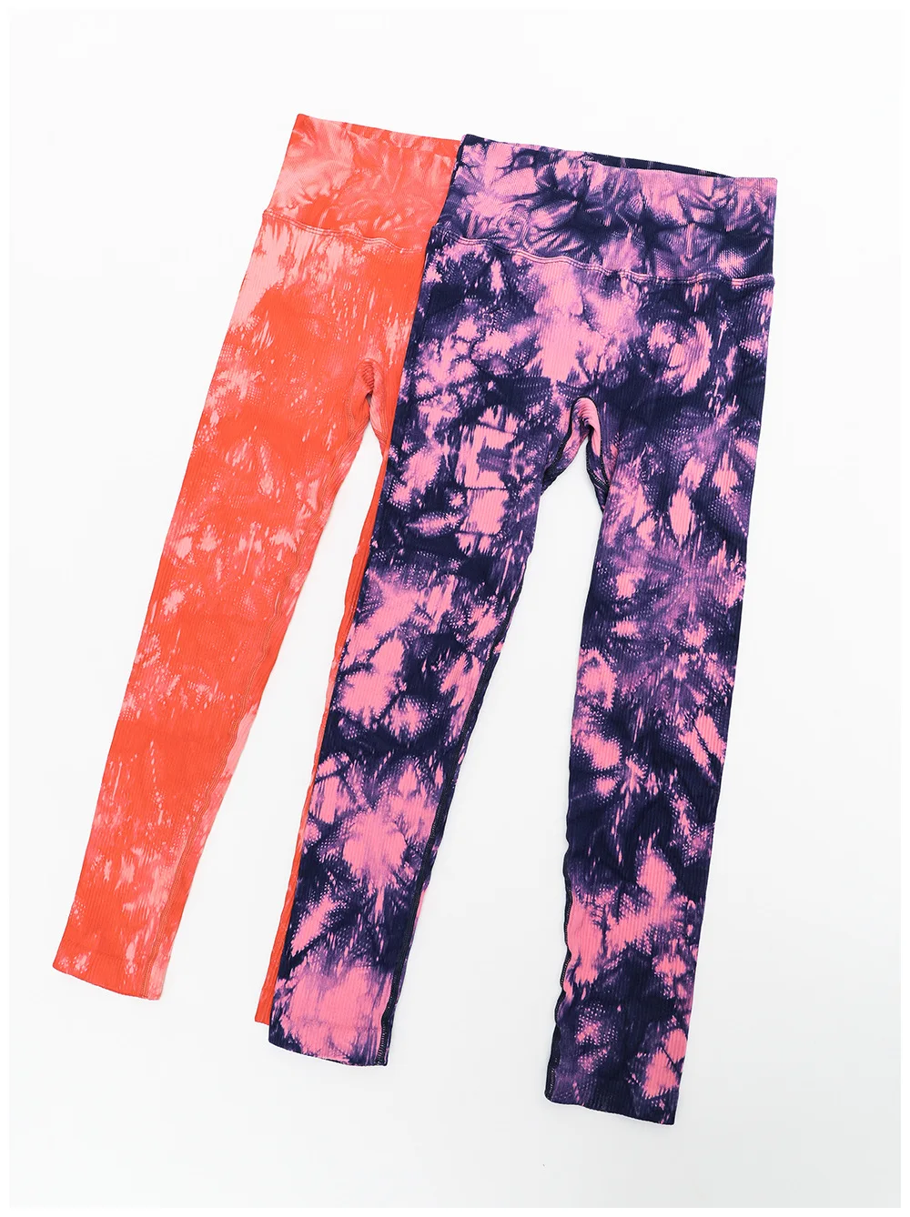 fabletics leggings CHRLEISURE Seamless Tie Dye Leggings Women Ribbed High Waist Fitness Pants Gym Sports Push Up Fashion Casual Slim Leggins Female fleece leggings