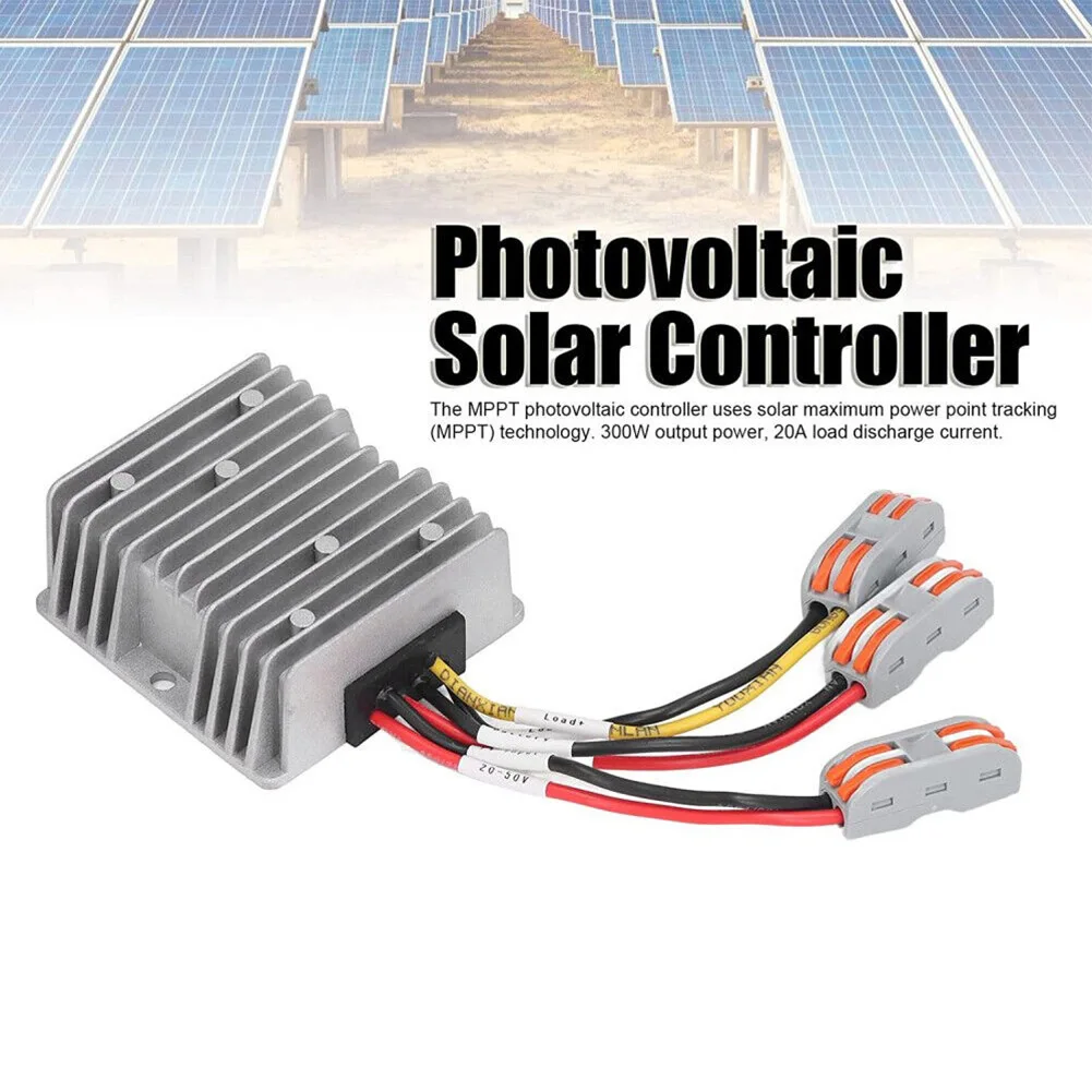 MPPT Solar Controller Home Laderegler Multiple PV Controller Panel 12V/24V  Plastic 13.8V Solarladeregler Brand New