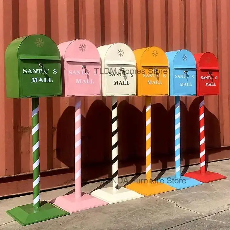 Household Industrial Style Photography Prop Mailbox Retro Christmas ...
