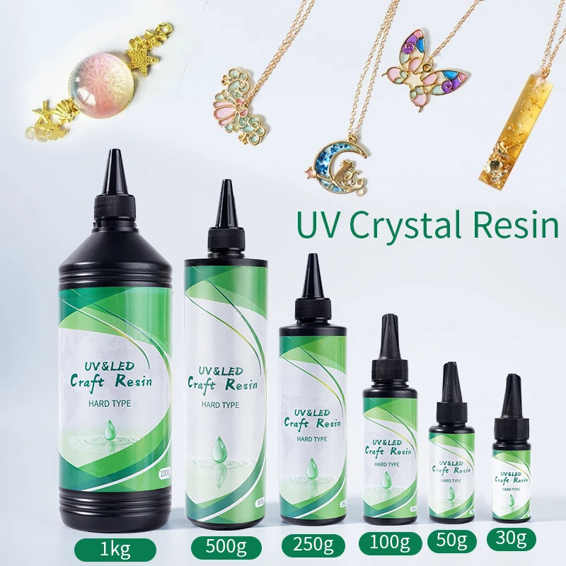 Hard Uv Resin Glue Diy Crafts Clear Crystal Epoxy Resin Ultraviolet Curing Solar Cure Sunlight
