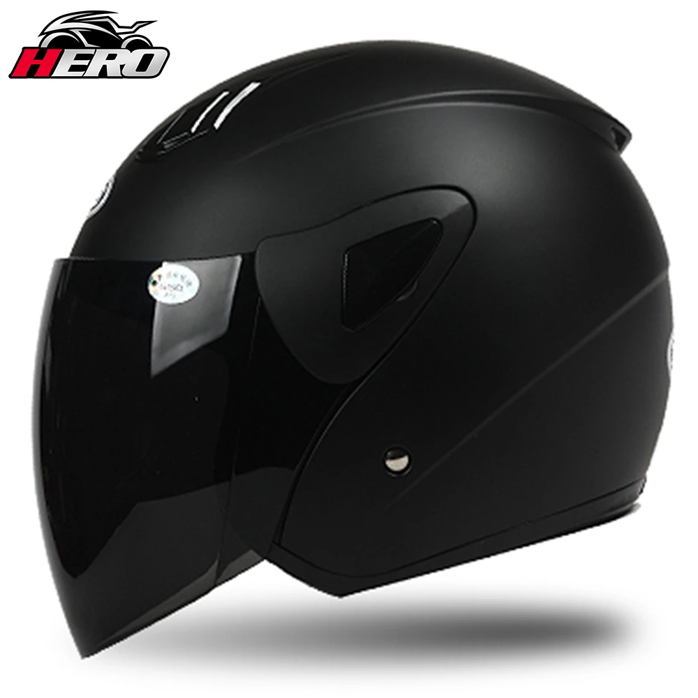 Fogproof Motorcycle Helmet Motorbike Half Helmet Adult Adolescents