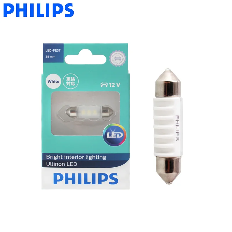 Philips LED T16 W16W Ultinon Pro3000 Turn Signals 6000K White Reverse Lamps  Auto Indlcator Bulbs Fog Light 11067U30CWB1, 1x