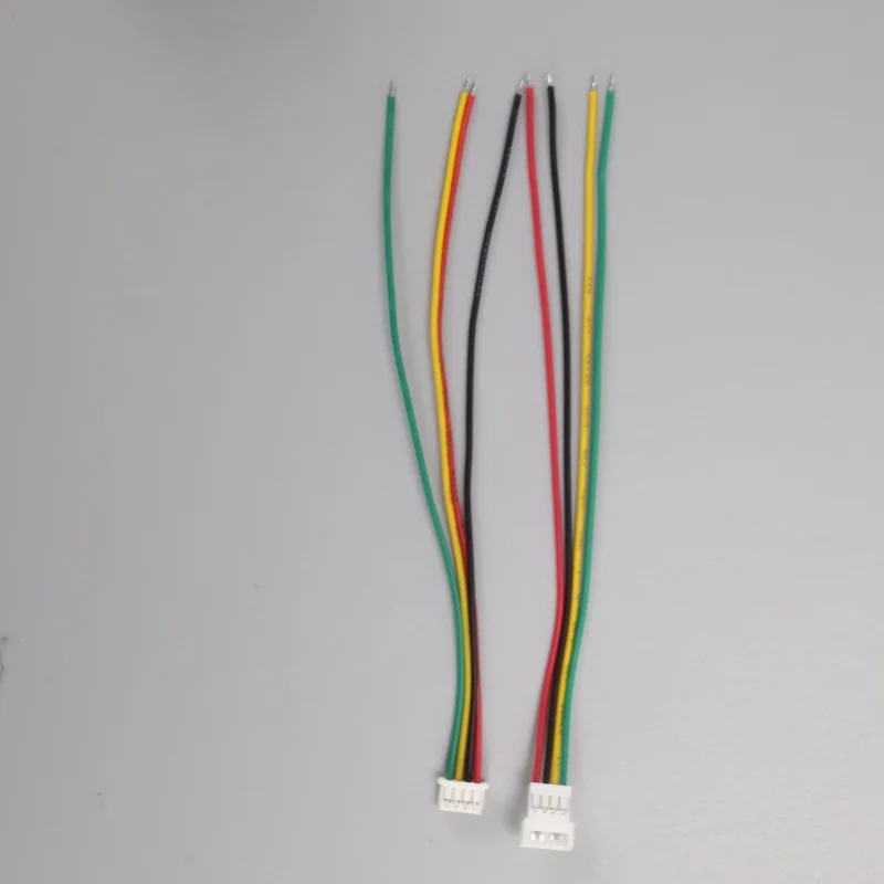 10 Pcs Mini Micro JST Plug Connector Set with Wires (100mm, Assorted Pin Options)