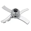 2PCS Replacement Paddle Blade for Ninja Creami NC300 Series , Mixing Blade Paddle NC301, CN305A, CN301CO Silver 2