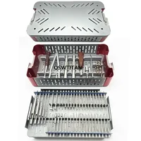Kit d'instruments orthopédiques en acier inoxydable, extracteur de vis cassées, retrait de vis cassé, 56 pièces/ensemble 6