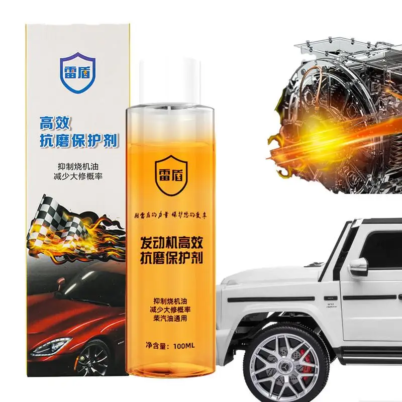 Engine Repair Fluid Anti-Wear Engine Oil 3.3oz Oil Noise Reduction Wear-Resistant Reduce Friction Protective Effects