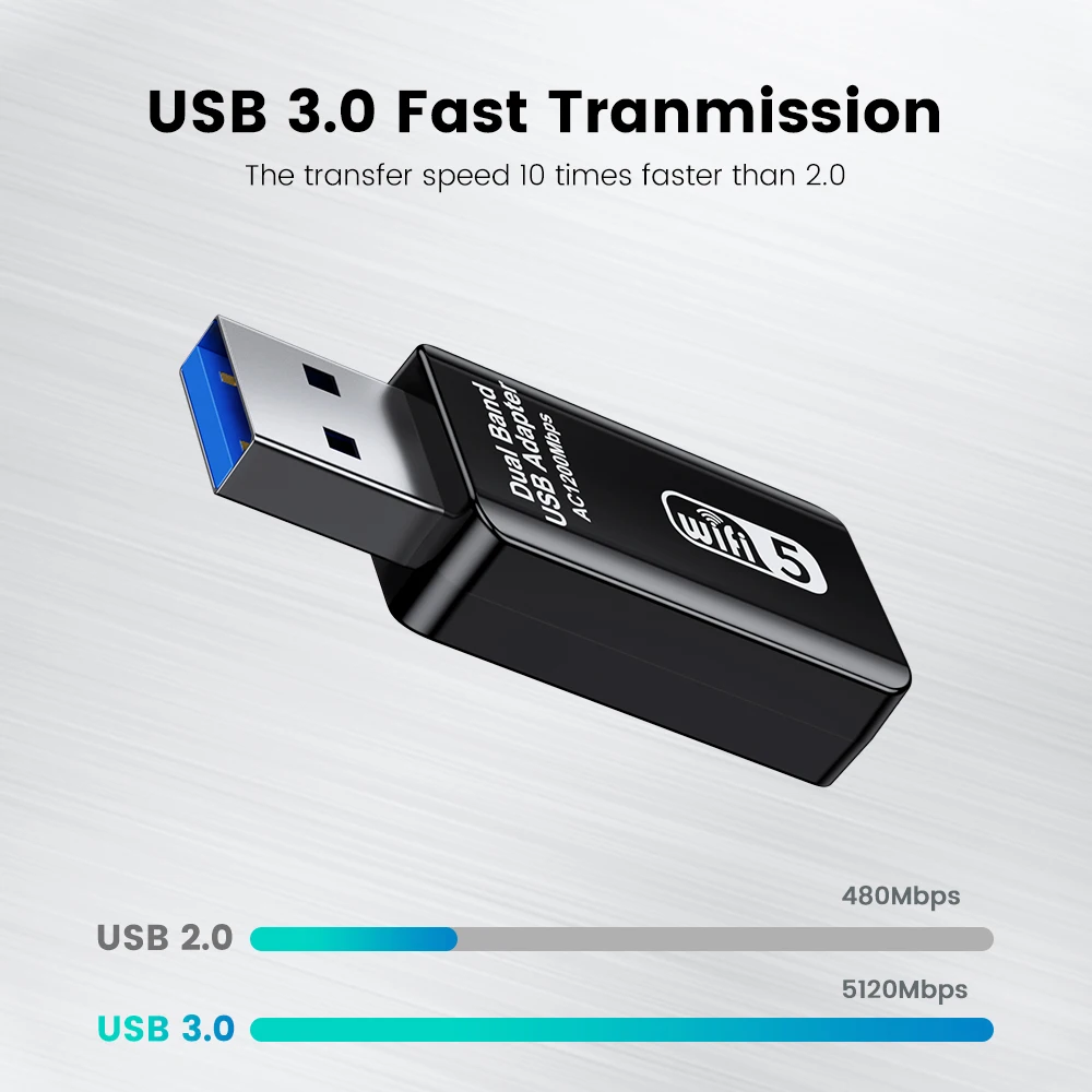 5ghz Wifi Adapter Wi-fi Usb 3.0 Adapter Wi fi Antenna Ethernet Adaptor Module For Pc Laptop Network Card 5g Wifi Dongle Receiver_voghion.com