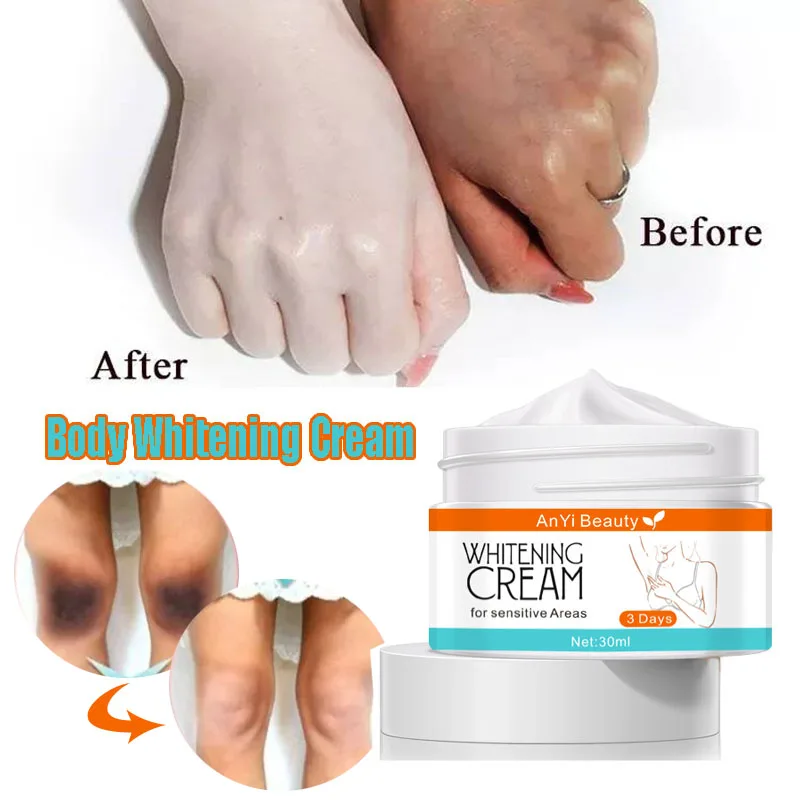 Whitening Cream For Sensitive Areas Dark Skin Lightening Bleaching