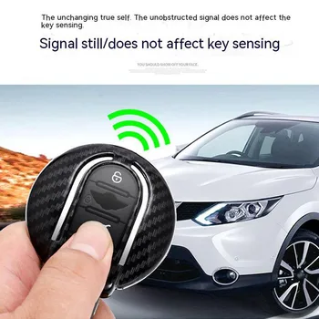 Custodia per chiave Auto in carbonio per BMW Mini COOPERS ONE JCW F56 F55 F54 F57 F60 R55 R56 R57 R58 R59 R60 S Roadster accessori Auto - Custodia per chiave Auto in carbonio per BMW Mini COOPERS ONE JCW F56 F55 F54