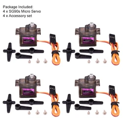 Premium Metal Gear Digital Servo - 9g High - Torque for Diverse RC Applications (4pcs)
