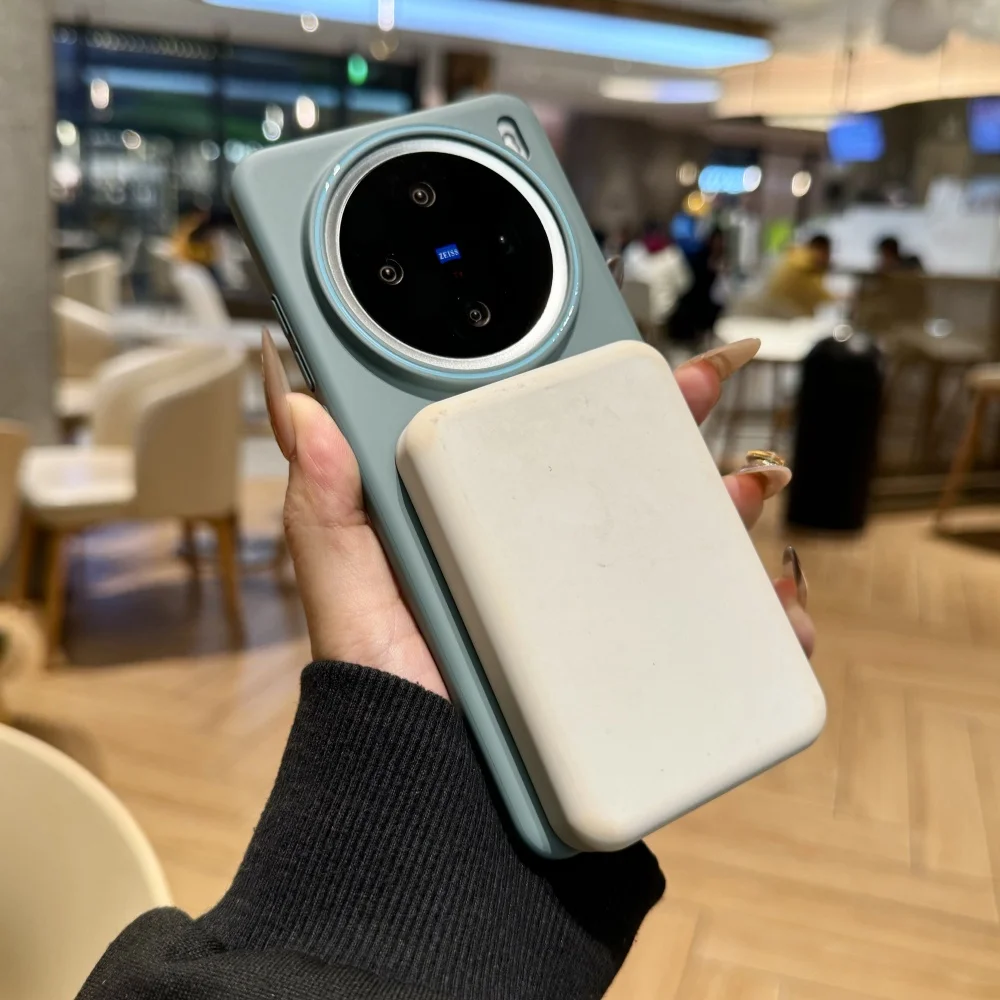 Candy Color Ultrathin Soft Magnetic Phone Case with Wireless Charging Support