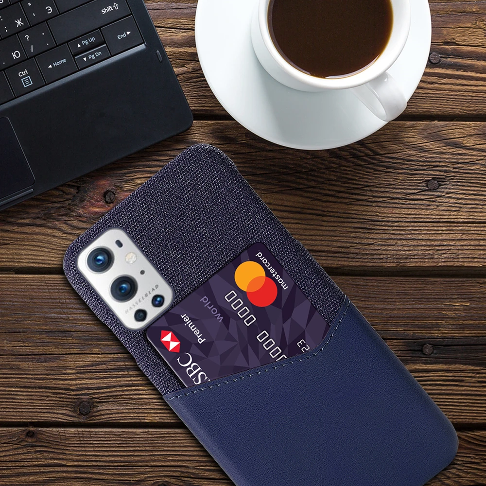 Leather Business Wallet Case with Card Slots