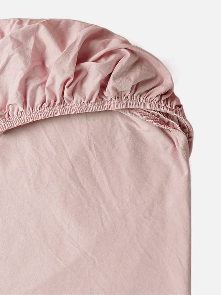 Σεντόνια με εντοιχισμό για μωρά 130*70cm από μονόχρωμο βαμβακερό στρώμα κούνιας για νεογέννητο σεντόνι κούνιας_voghion.com