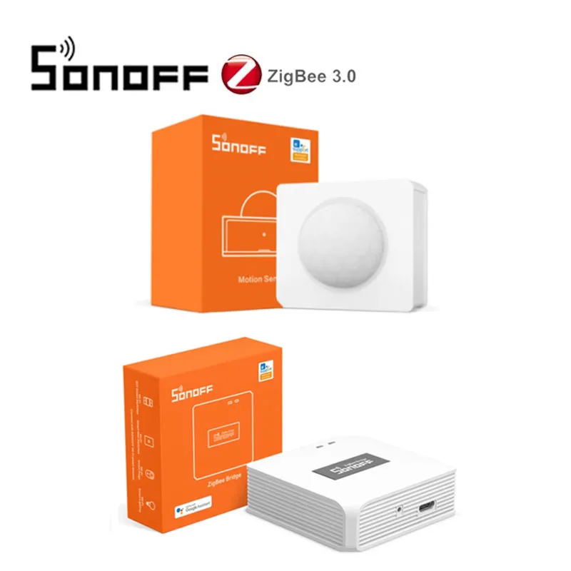 SONOFF Zigbee ZBBridge/Wireless Switch/Temperature Sensor/Motion Sensor/Door Sensor/Dongle For Alexa Google Home SNZB-01 2 3 4 