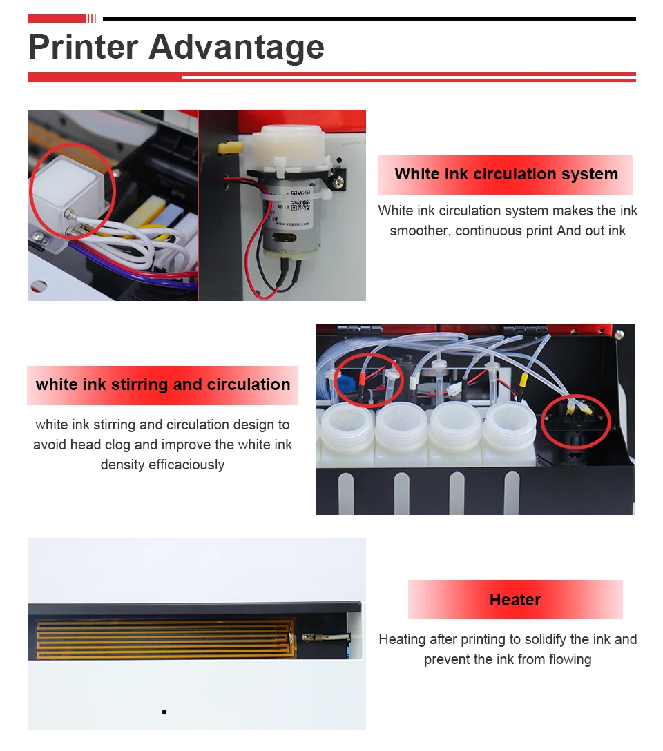 DTF Printer For Epson L1800 DTF Transfer Printer Machine Directly To Film Printer For Cotton Hoodies T-Shirt Printing Machine A3