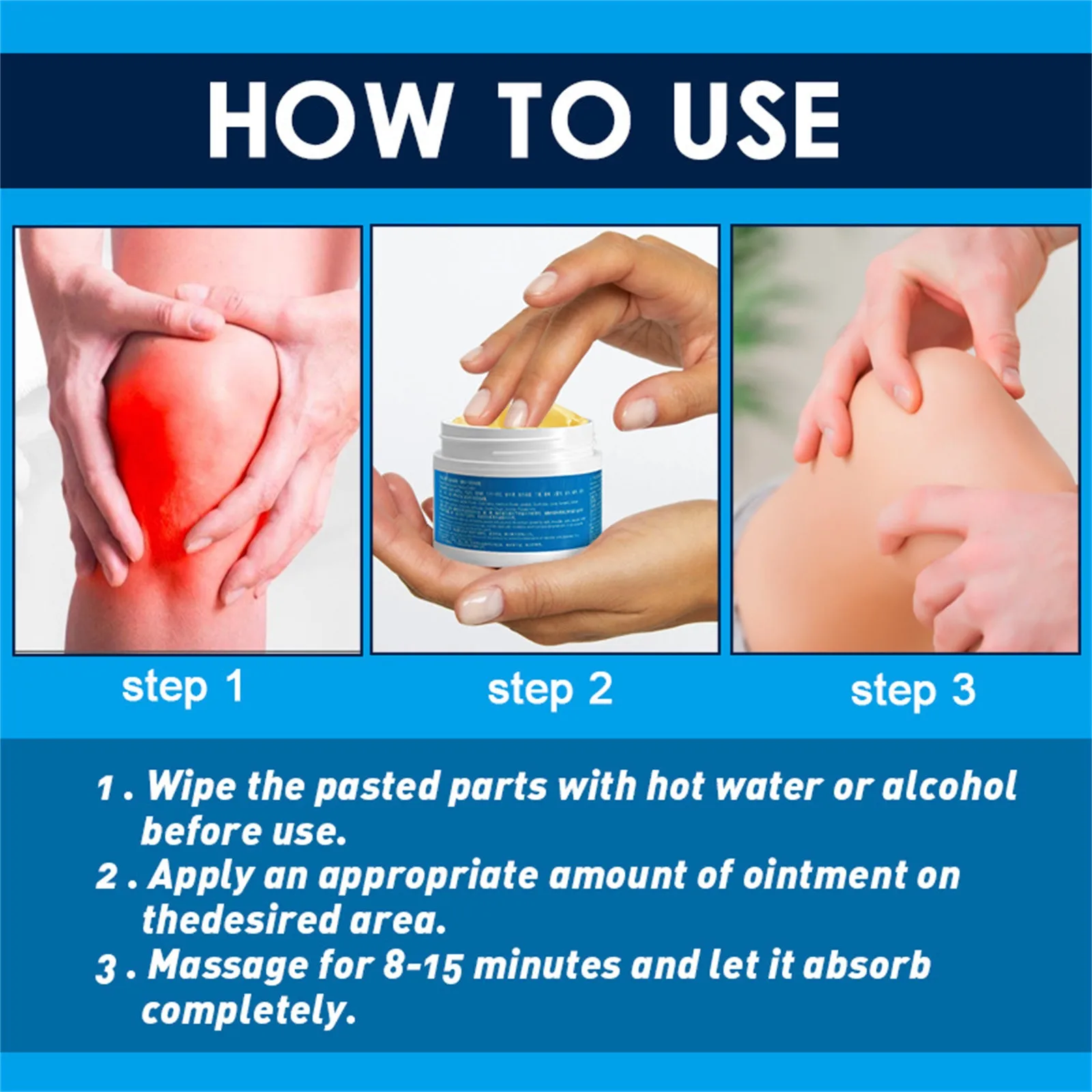 Joint Pain Paste Joint Pain Ointment Paste For Relief Reduce Swelling Muscle Soreness Knee Ointment Soothes Feet Knees Back Shoulders Joint