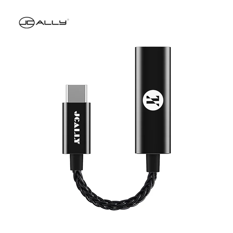 Chip Dac Áudio Digital Amp Portátil tipo c para 35 mm Pcm 32 Bit 384khz Dsd256 Suporte Mic Phone Call Jcally-jm30pro