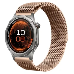 Cintura in Metallo a Maglia d'Acciaio | 18mm, 20mm, 22mm | Design di Bracciale Magnetico
