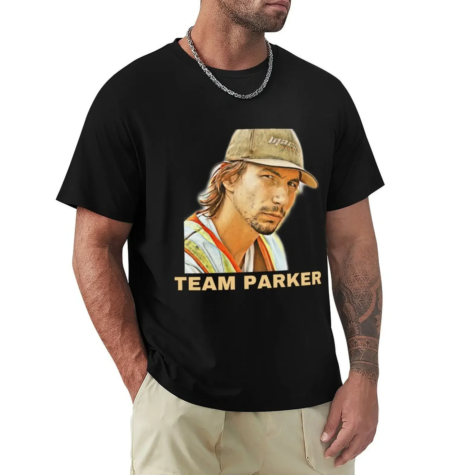 Team Parker Gold Rush T-Shirt Tri-Blend Grafica T-Shirt Manica Corta Da Uomo