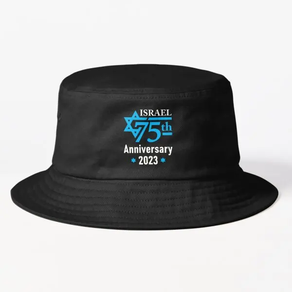 

Israel 75Th Anniversary 2023 Bucket Hat Bucket Hat Black Boys Summer Cheapu Caps Sport Women Hip Hop Spring Mens Casual