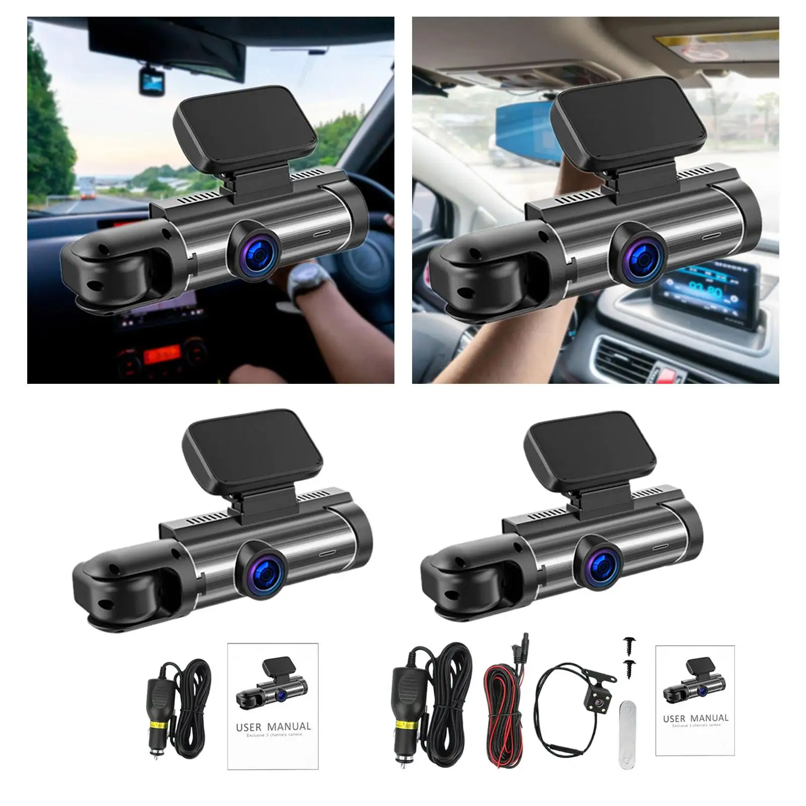 Dashboard Camera with Motion Detection Dual Lens IPS Screen Dash Cam Loop Recording for Car SUV 24 Hour Security Dashboard Camera with Motion Detection Dual Lens IPS Screen Dash Cam Loop Recording for Car SUV 24 Hour Security