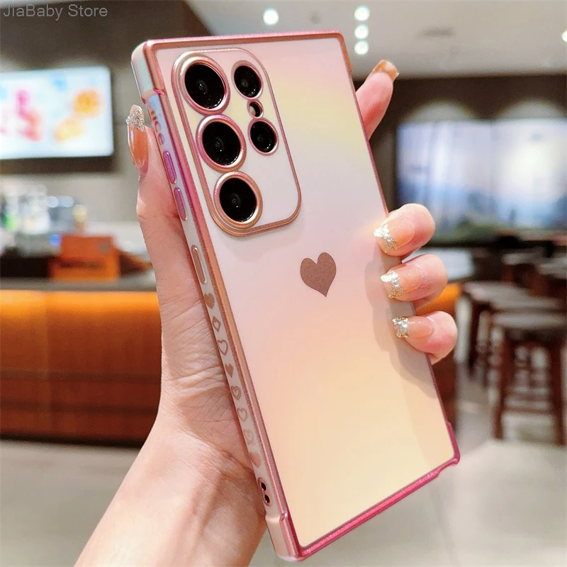 Luxury Rainbow Liquid Phone Case With Camera Protection & Holder_voghion.com