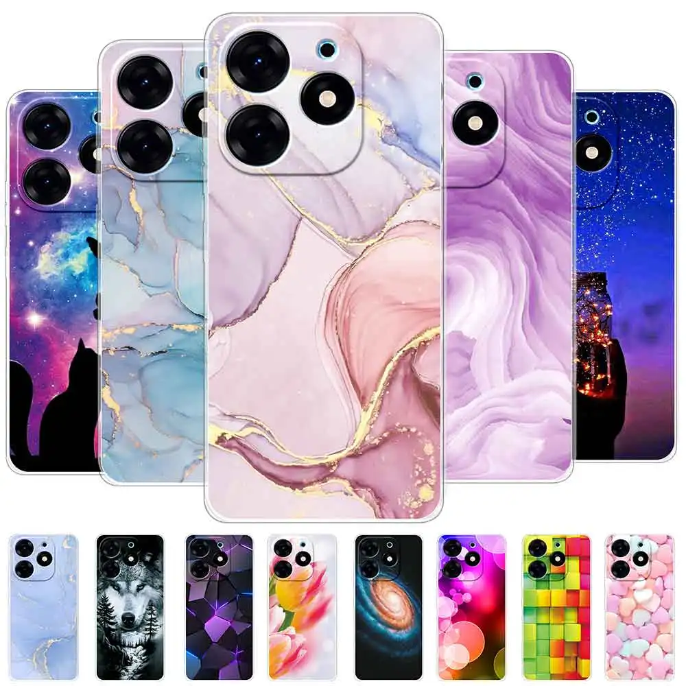 Per Tecno Spark 10 Pro Custodia Per Tecno Spark 10C Custodia Morbida In Silicone Trasparente Per Tecno Spark 20 Spark 20C Coque Fundas