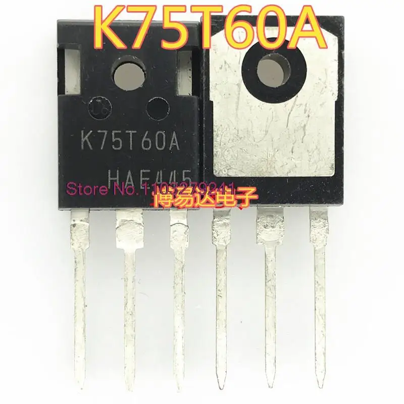 

5 шт./партия K75T60 K75T60A IGBT 75A 600 в TO-247 новый оригинальный