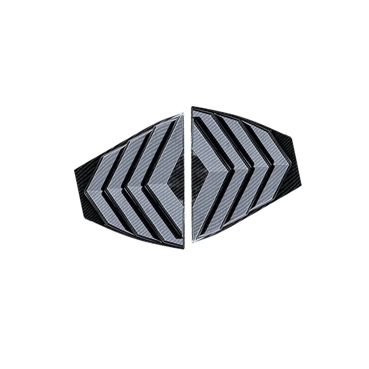 

Rear Side Window Louvers Air Vent Scoop Sun Shade Shutter Panel Cover for Nissan Sentra 2020-2022 - Carbon