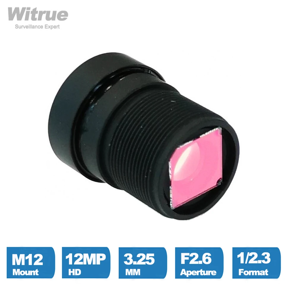 Camera ミリメートル ワイヤレスセキュリティカメラ カメラボードレンズ HD 3MP 25mm M12レンズ 1/2インチ 3メガピクセル6mm M12レンズ1/2.7インチレンズ(650nm IR Filter)