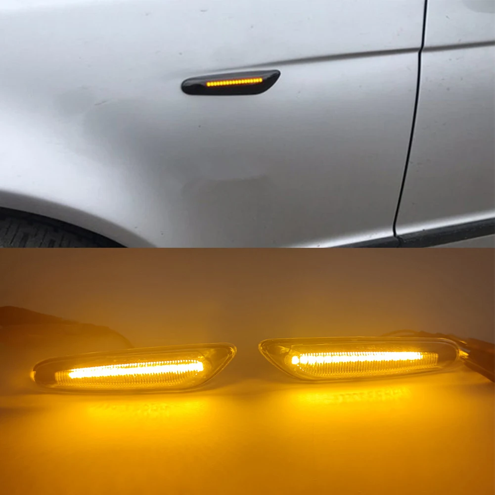 Direct Fit Replacement Sequential Side Marker Lights For BMW E60 E61 E82 E88 E90 E91 E92 E93