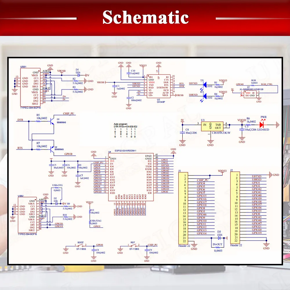 Рисунок 6 - Макетная плата ESP32 S3