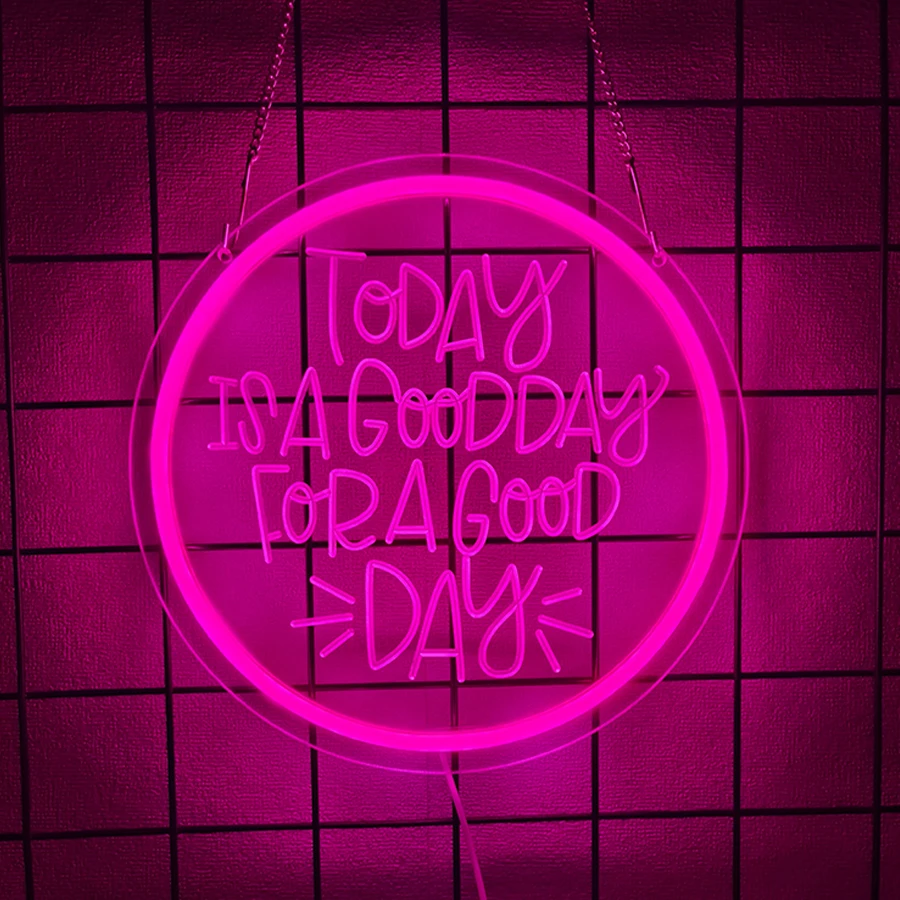 לוח נאון מוביל ליום ההולדת שמח, סמל מחורר בתלת-מימד, לוח רקע למסיבת הולדת, מתאים מאוד לקישוט מסיבת הולדת לכל גיל.