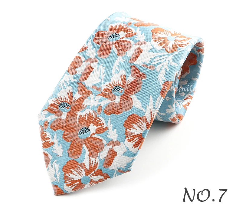 Neuheit Blumen Krawatten Für Frauen Männer Grün Blau Blume Casual Krawatte Hochzeit Party Business Büro Täglichen Verschleiß Krawatte Zubehör – Detail 9