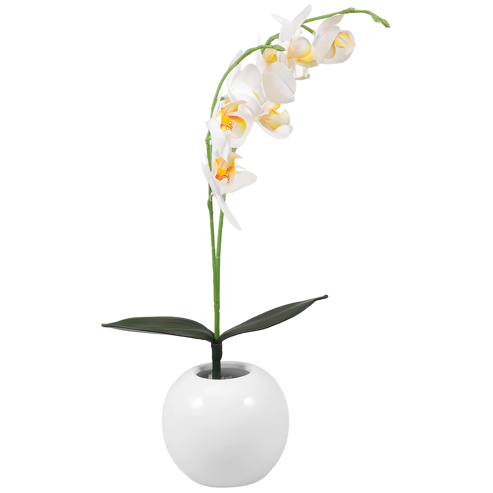 

Phalaenopsis Potted Plant Lifelike Decorative Faux Flower Bonsai Artificial Flowers
