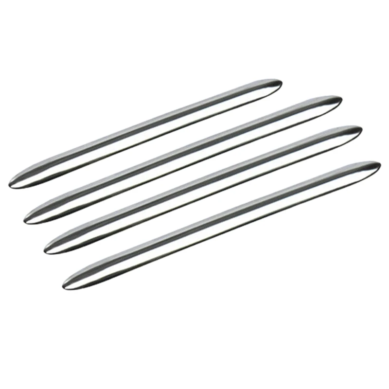 

4Pcs Chrome Stainless Steel Exterior Door Handle Molding Trim Cover Outer Doors Handle Cover for 5 Series F10 F18
