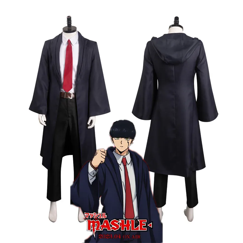 Mashle Magic And Muscles Mashle Costume Cosplay Set Completo Abiti Uomo Ragazzi Adulto Halloween Carnival Party Travestimento Tuta Da Gioco