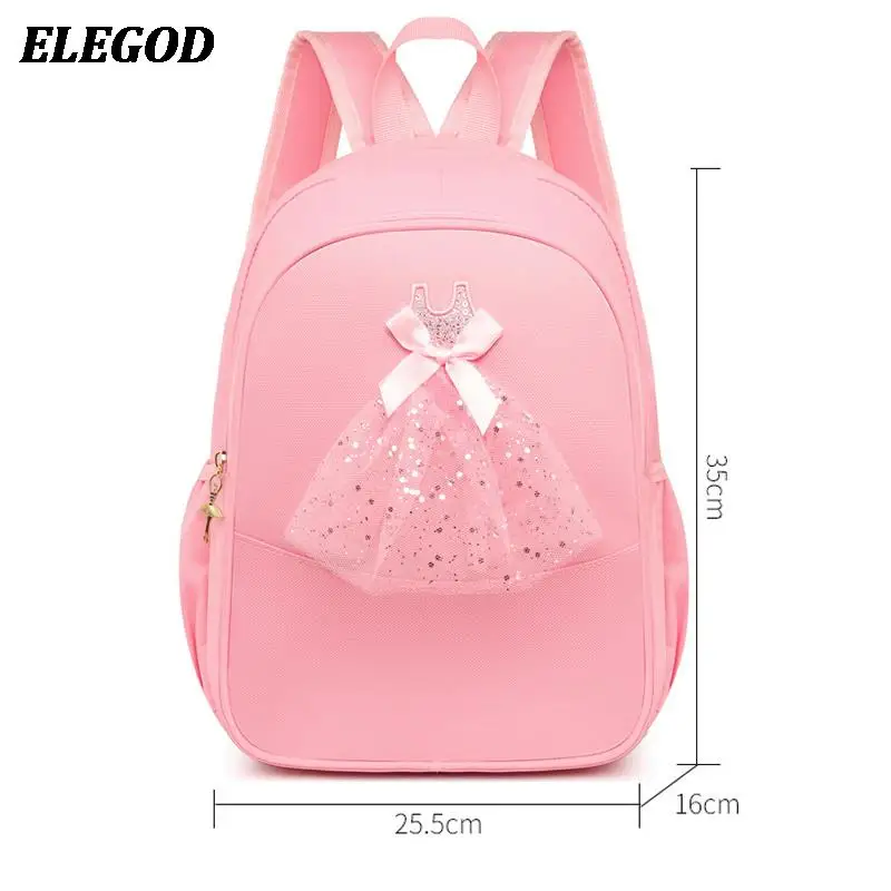 2024 Girls Dance Bags Gymnastics Yoga Sports Durable Backpack Kids Ballet Latin Tap Jazz Dance Costume Package Bag Schoolbag 2