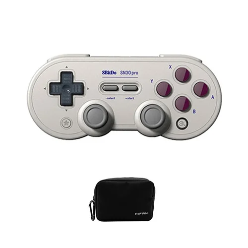 닌텐도 스위치용 블루투스 컨트롤러 조이스틱, 8BitDo SF30 프로 SN30 프로, 무선 게임패드, OLED, 윈도우, 안드로이드, macOS, 스팀용 9